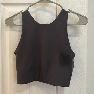 Girlfriend Collective Gray Paloma Racerback Bra Size Medium